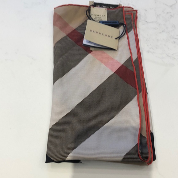Burberry Accessories - New Burberry Silk Scarf /New/in Package/ Tag